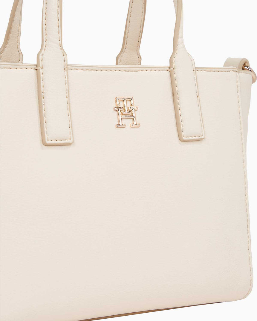Tommy Hilfiger Soft Logo Mini Tote El Çantası Sugarcane