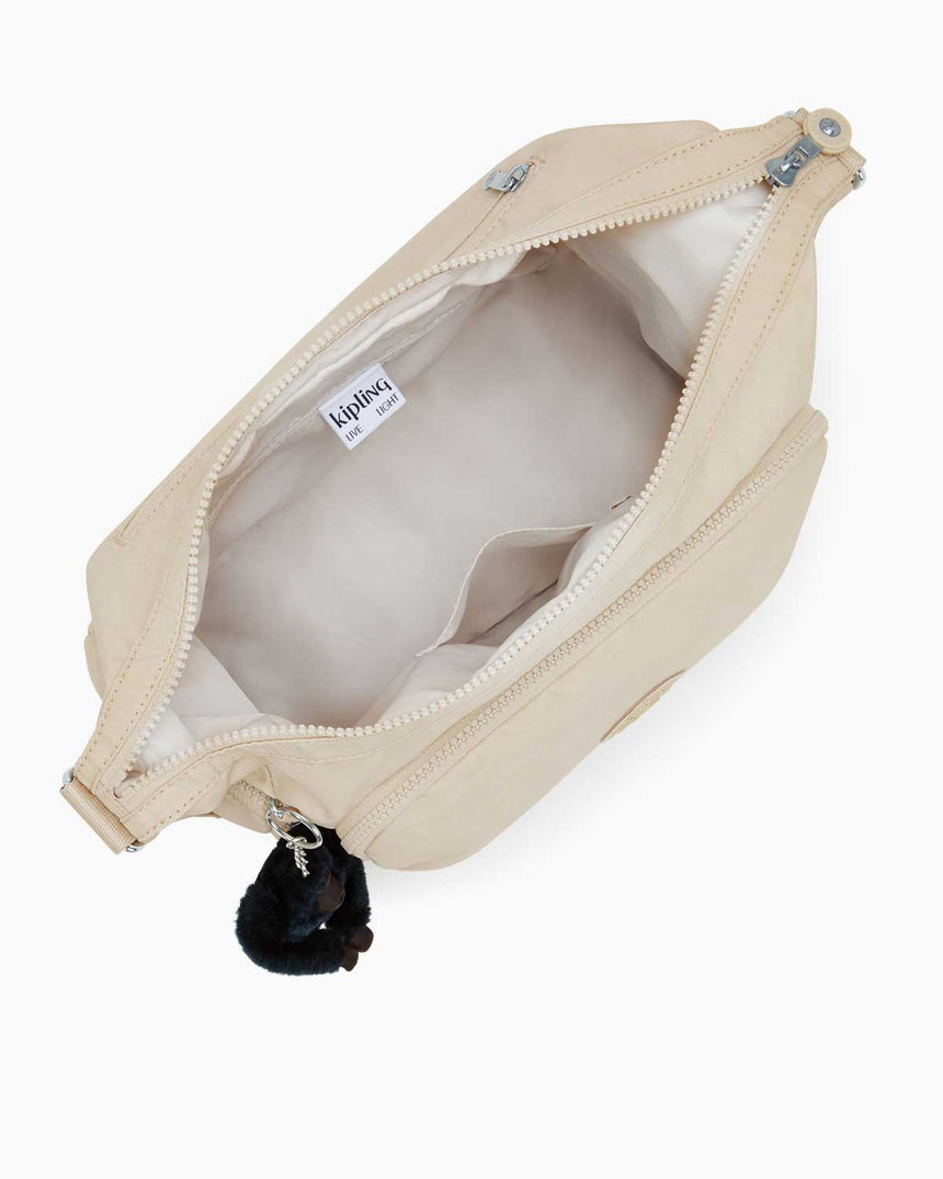 Kipling Gabbie Basic Omuz Çantası Back To Beige