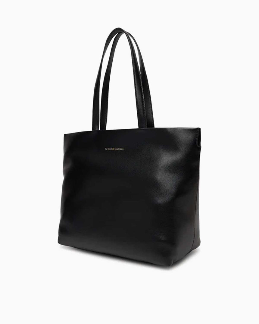 Tommy Hilfiger Logotape Kadın Tote Çanta Black