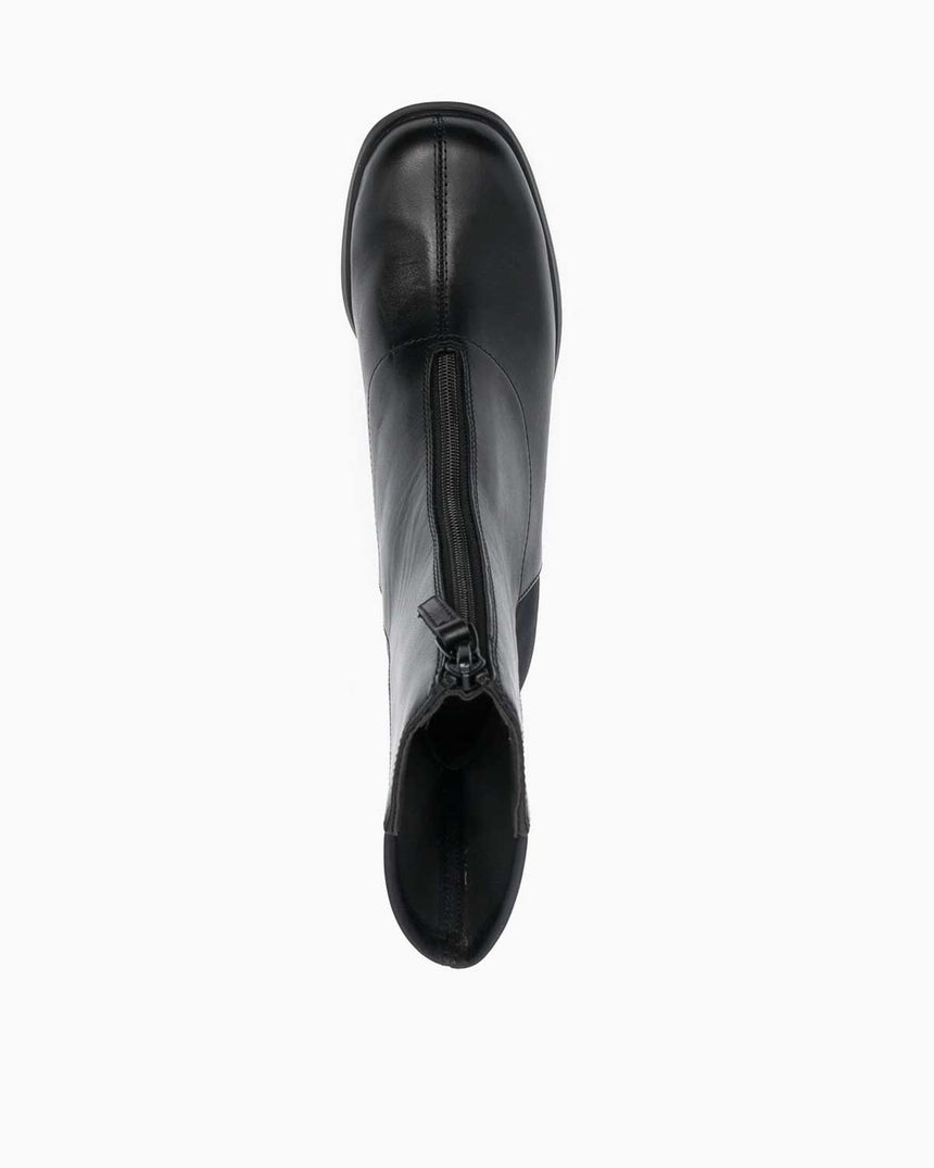 Camper Kiara Zip Topuklu Bot Siyah