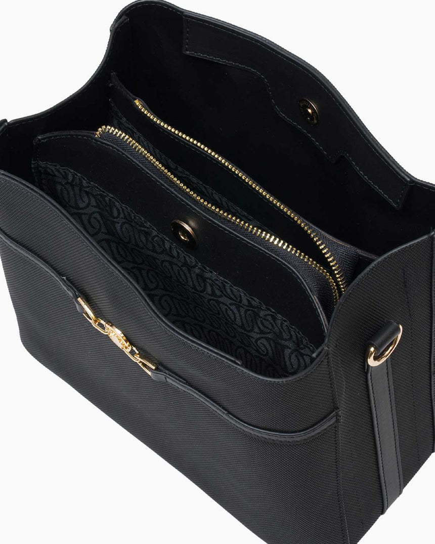 Us Polo Assn Logo Detaylı El Çantası Siyah