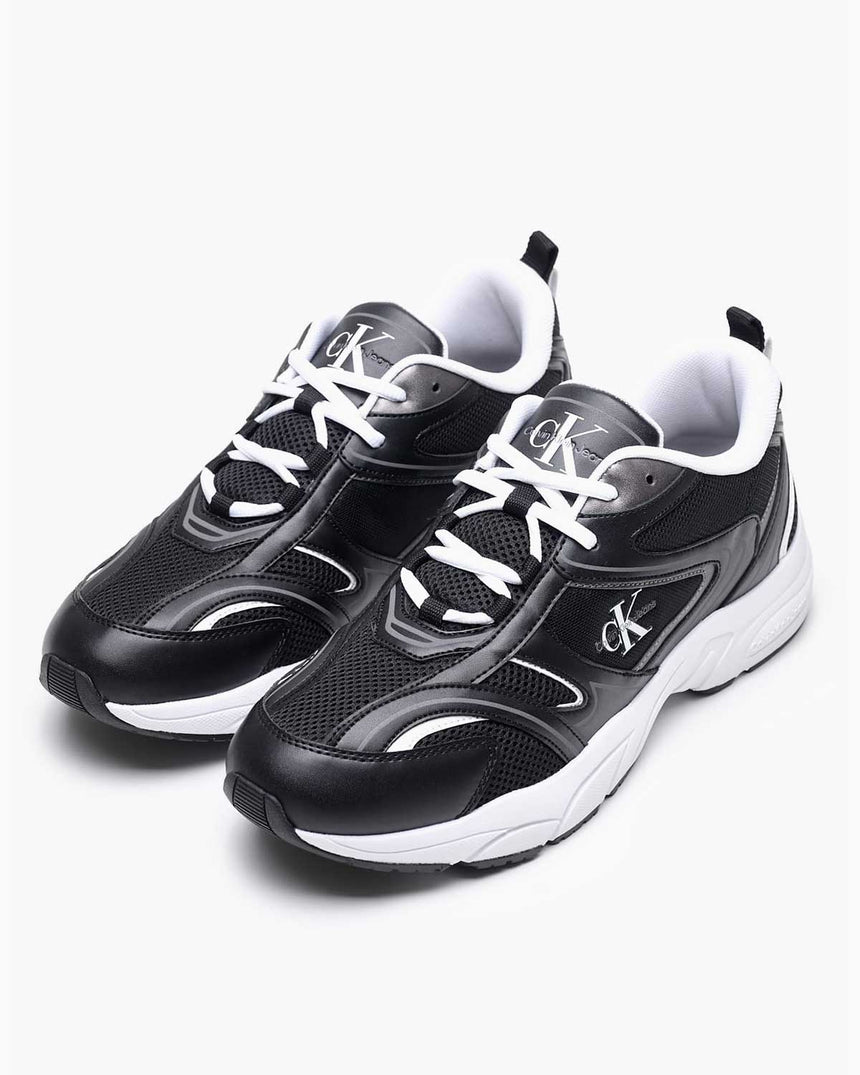Calvin Klein Jeans Retro Tennis Mesh Sneaker Black/Bright White