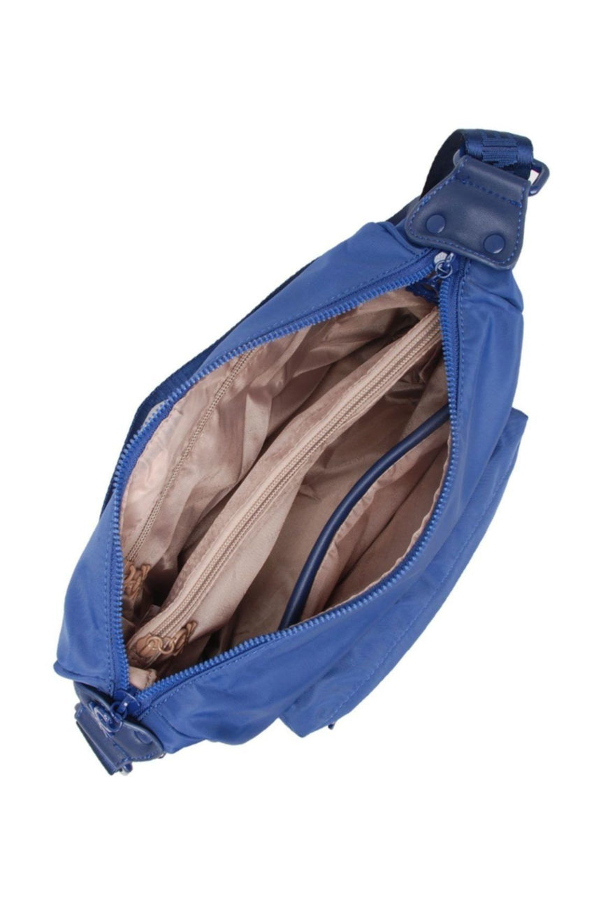 Benetton Çok Gözlü Çapraz Askılı Kadın Çantası Lacivert