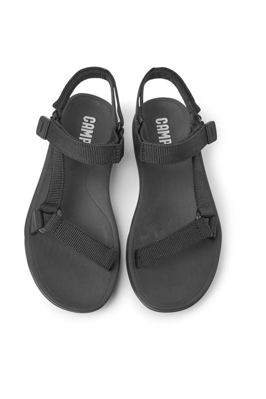 Camper Match Kadın T-Strap Sandalet Siyah