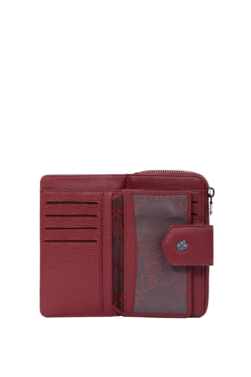 Cengiz Pakel Çok Gözlü Kadın Cüzdanı Bordo