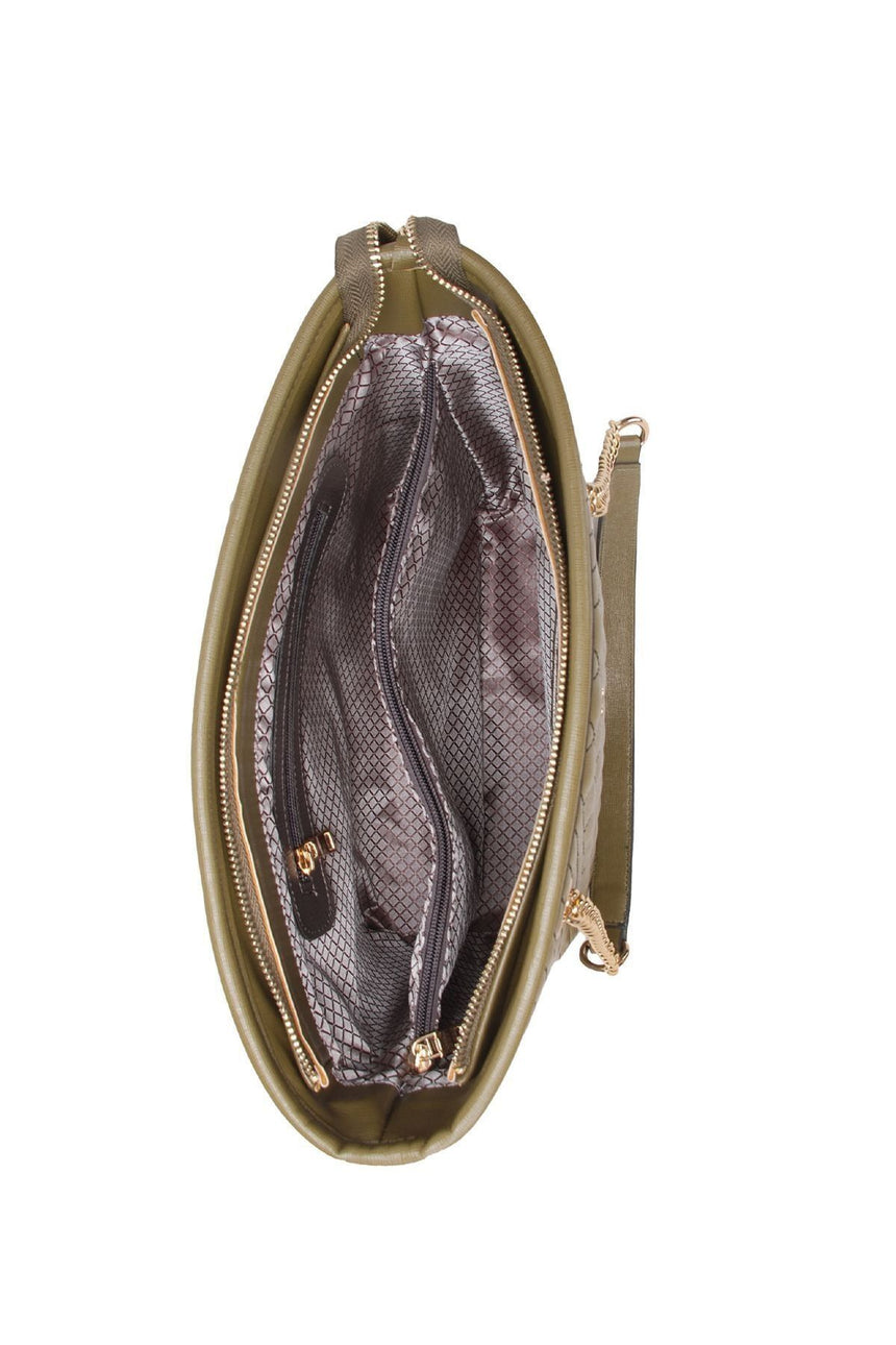 Axpe Kadın Omuz Çantası Haki