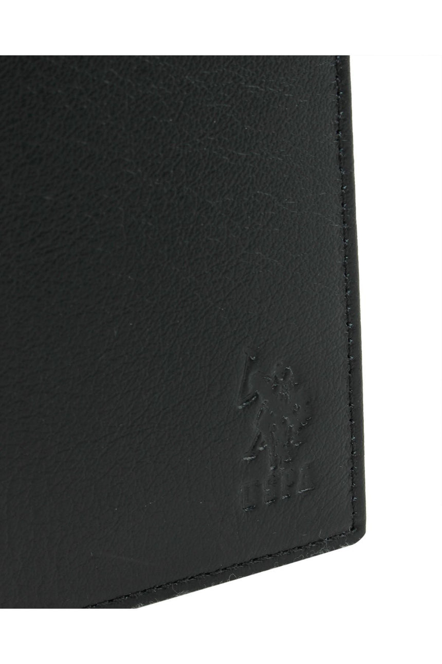 U.s Polo Assn. Dikey Banknot Bölmeli Erkek Cüzdanı Siyah