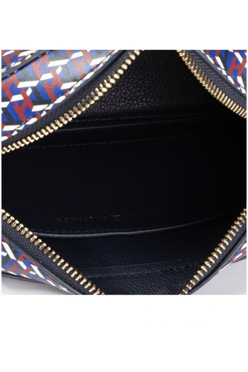 Tommy Hilfiger Iconic Mono Çapraz Askılı Kadın Çantası Tommy Navy - Monogram
