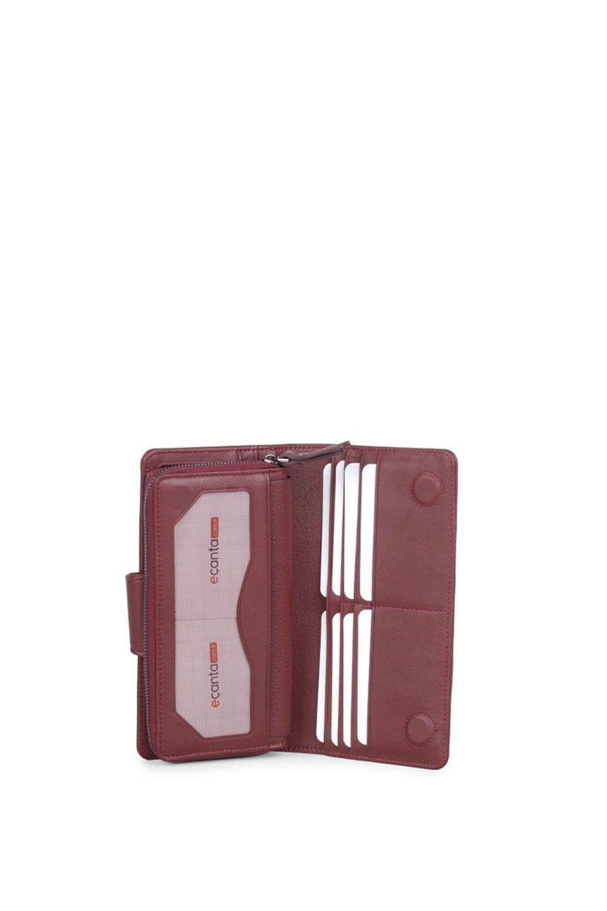 Grande 3 Blok Kadın El Portföyü Bordo