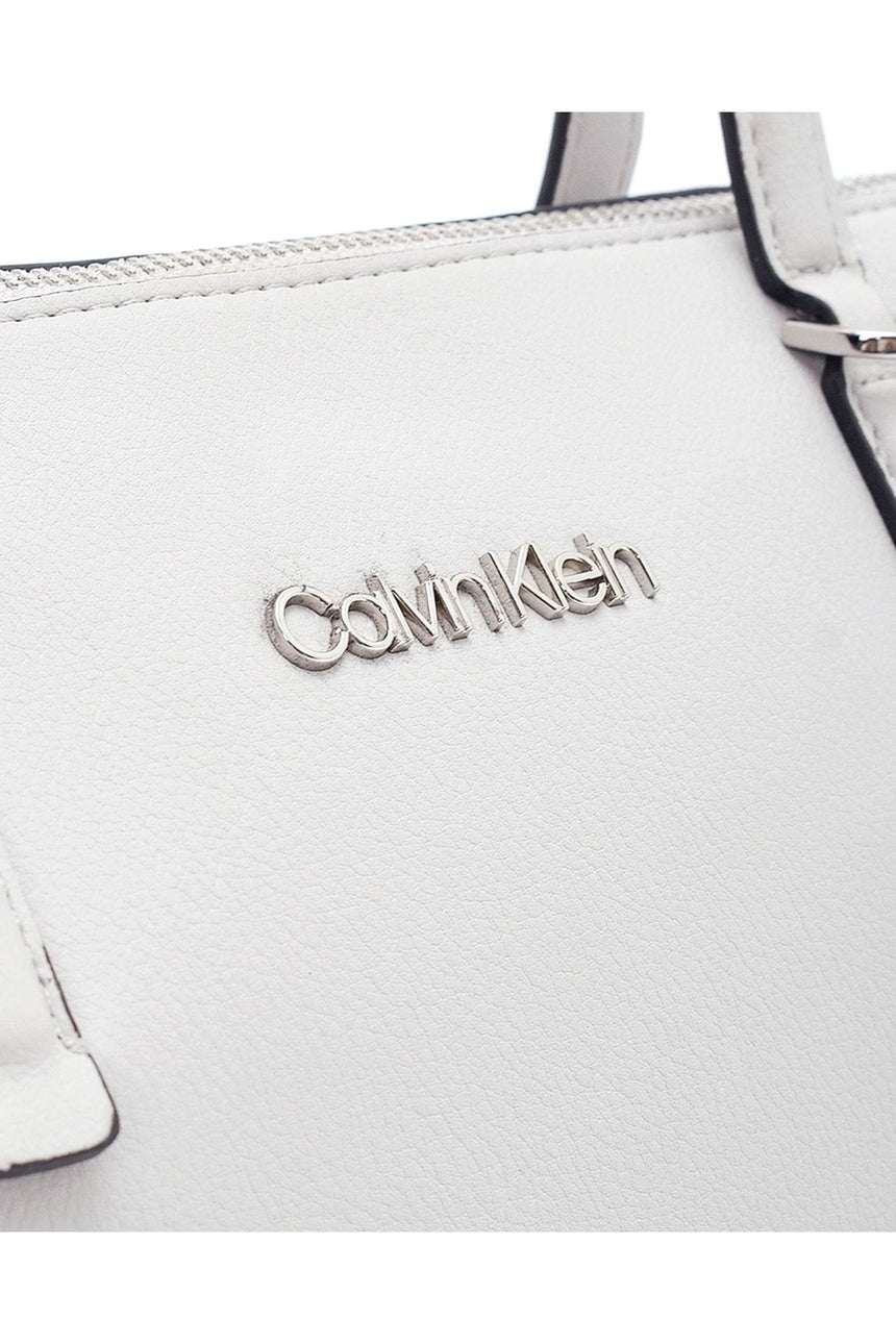 Calvin Klein Kadın Shopper Md Tote Omuz Çantası Cement