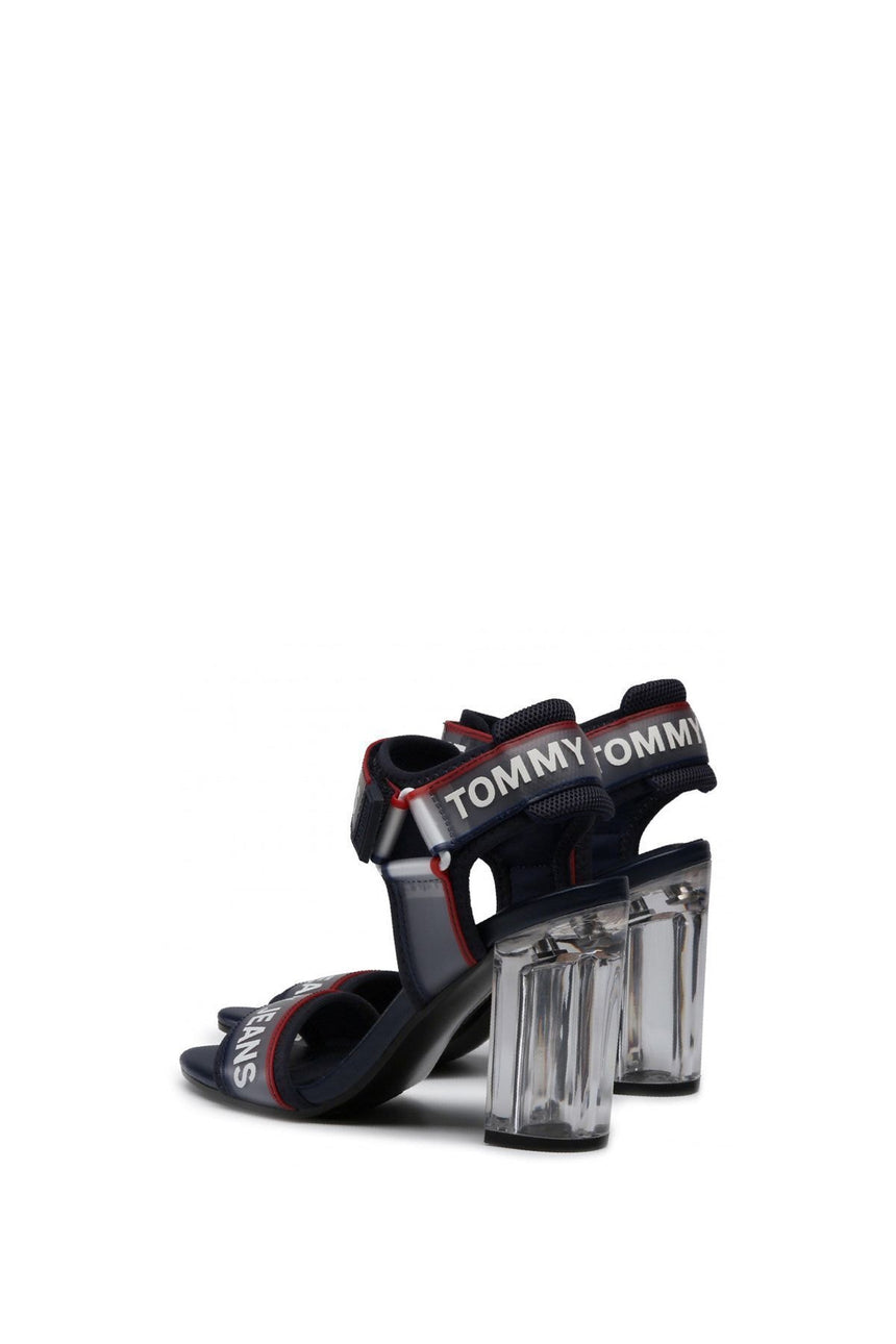 Tommy Hilfiger Pop Color Heeled Sandal Kadın Ayakkabı Twilight Navy