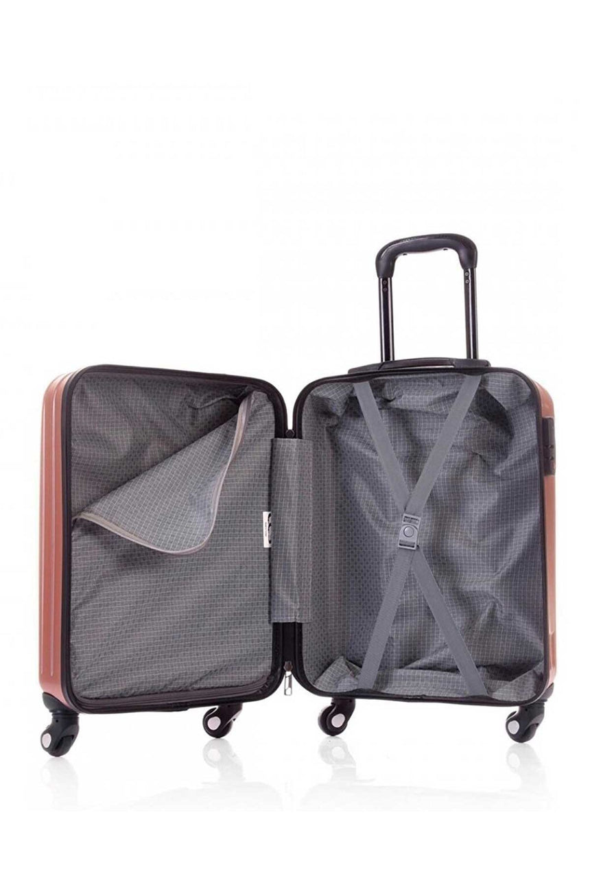 ÇÇS Trolley 55 Cm Valiz Pudra