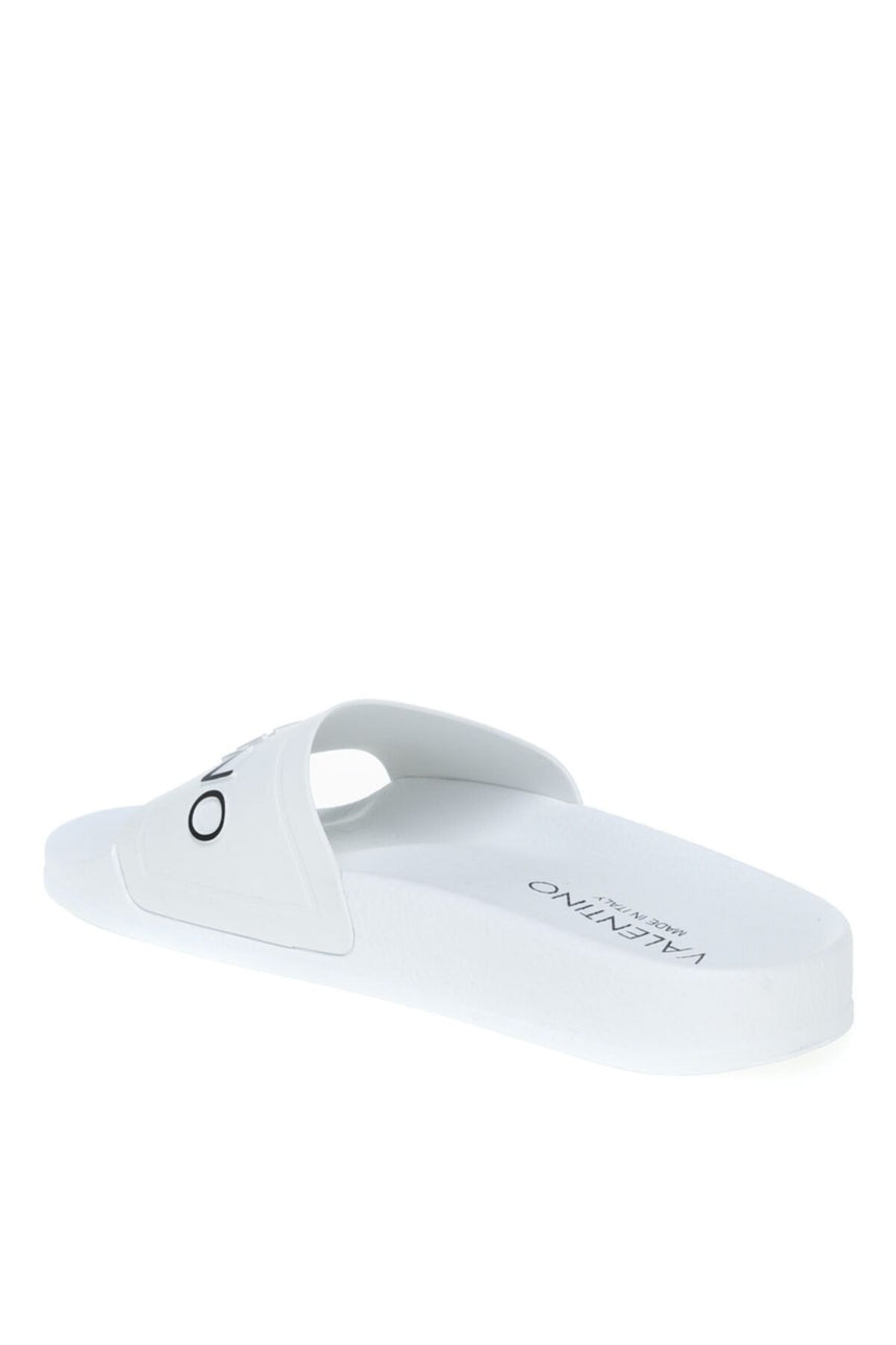 Mario Valentino Kadın Slider Sandal - Sandalet White
