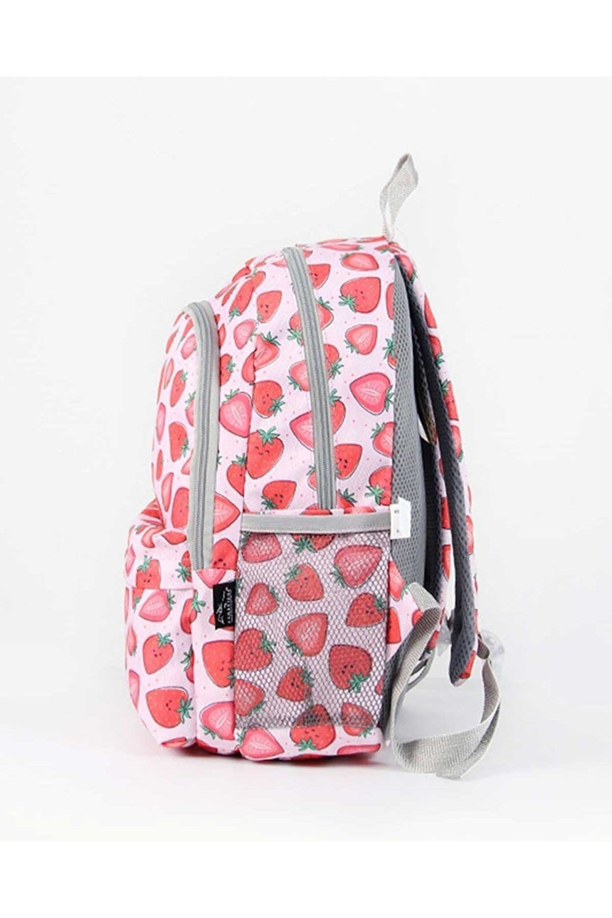 Cambridge Polo Club Üçlü Okul Çantası Seti Pembe - Çilekli