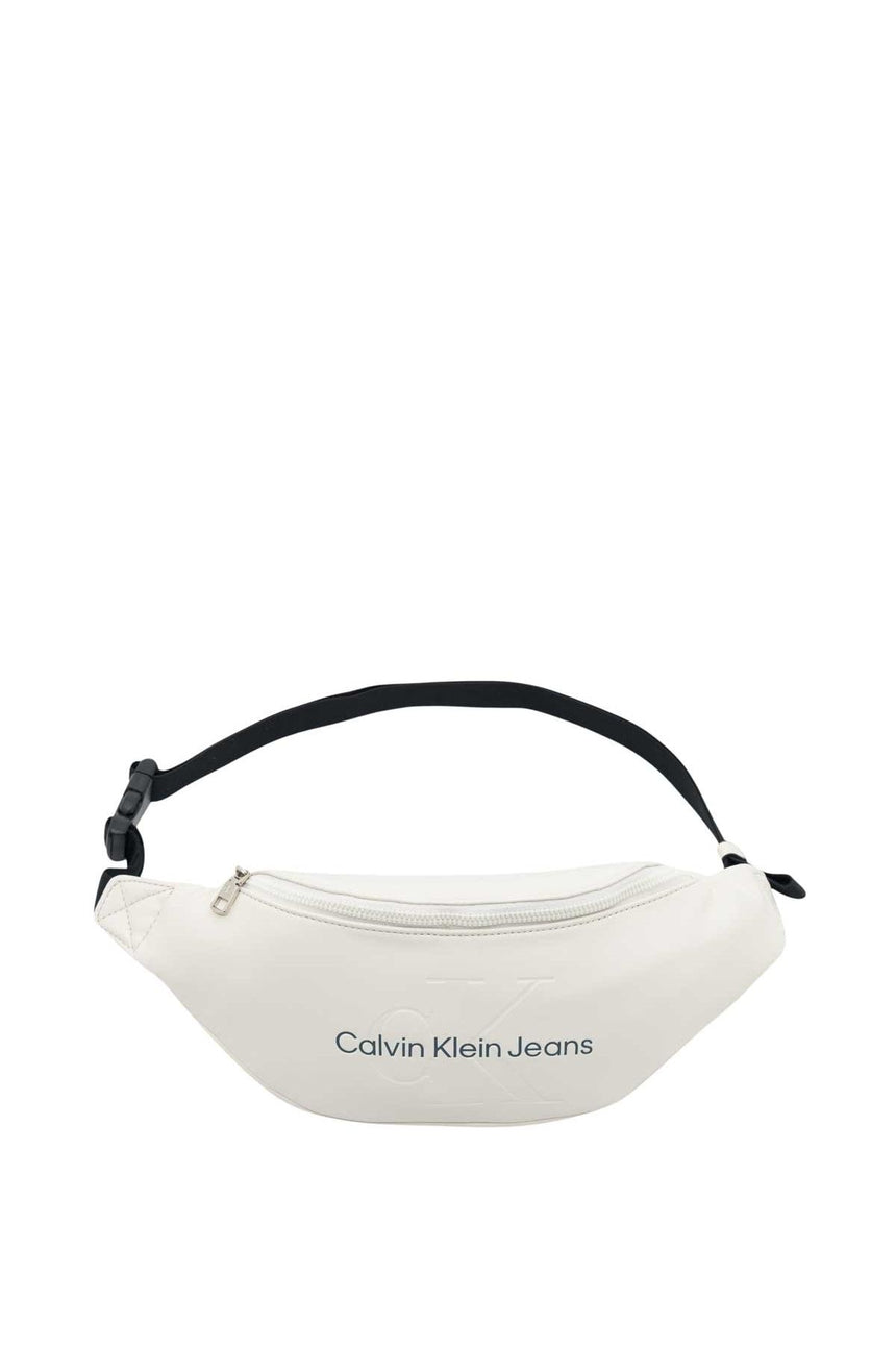 Calvin Klein Erkek Monogram Yumuşak Bel Çantası White