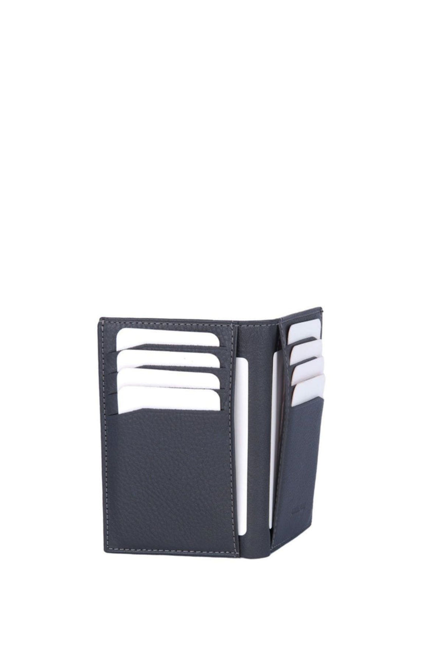 Grande Çıt Çıtlı Mini Erkek El Portföyü Gri