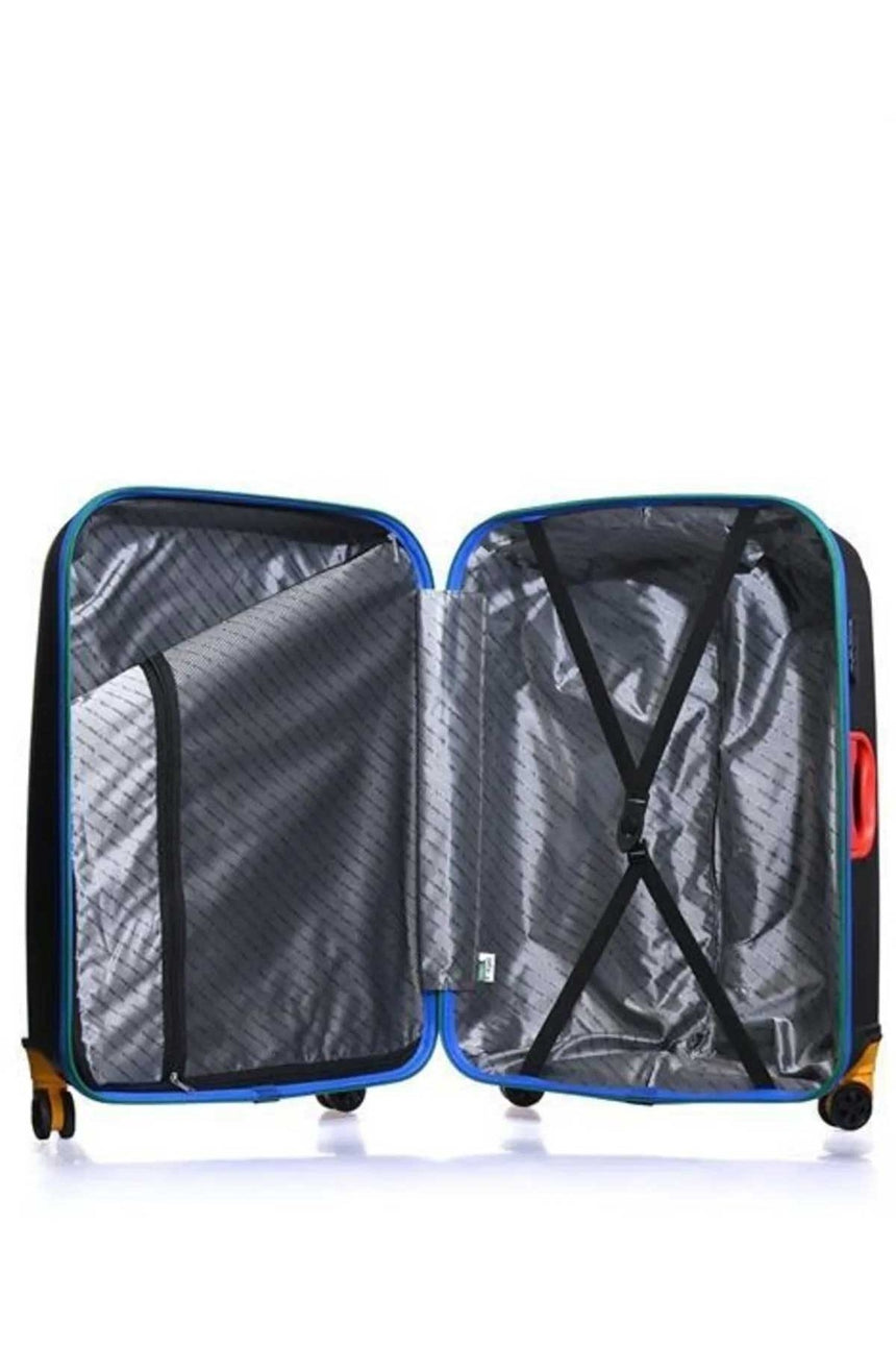 Benetton Büyük Boy 70 Cm Valiz Siyah