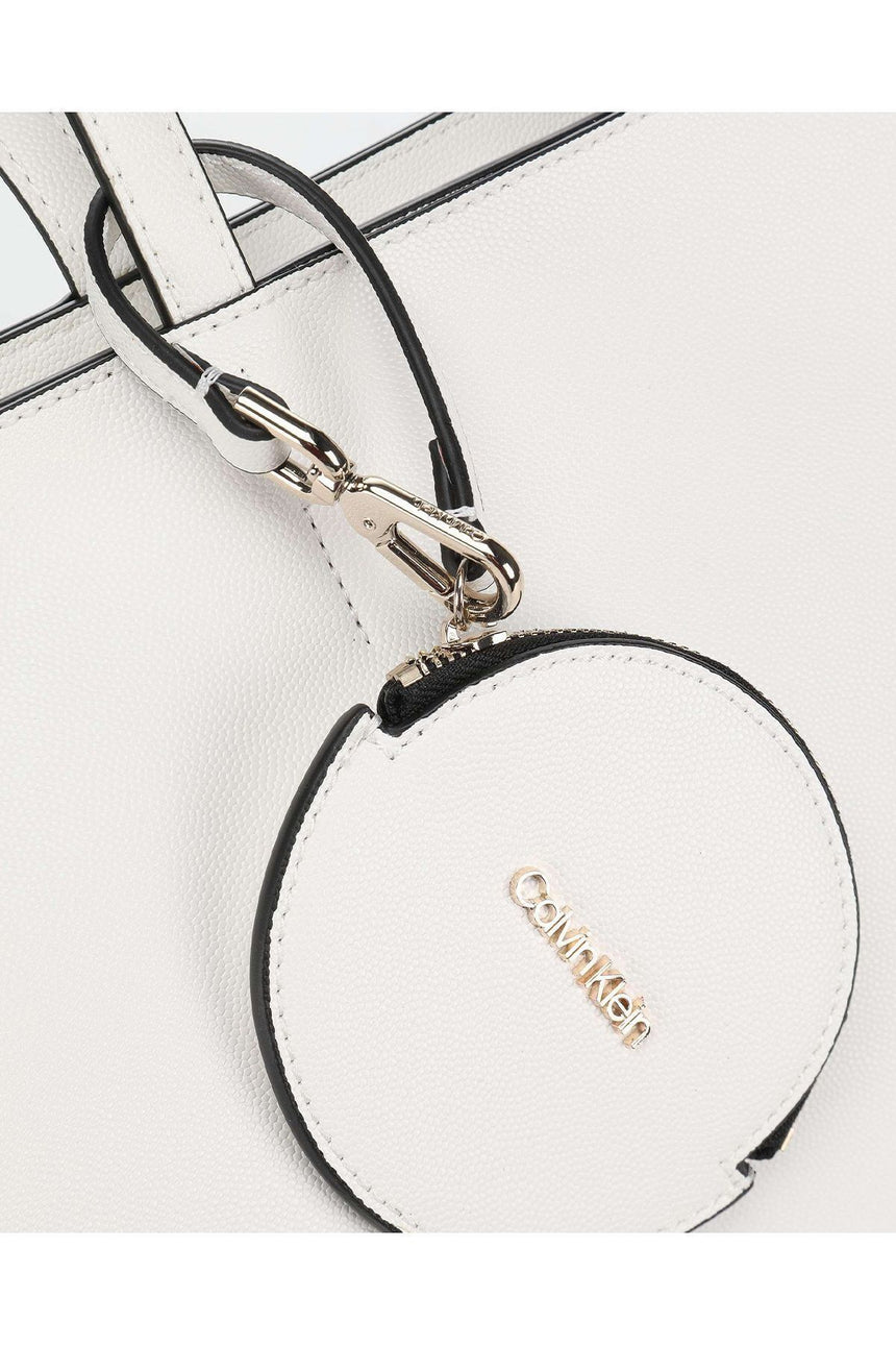 Calvin Klein Must Shopper Md Cav Kadın Kol Çantası White