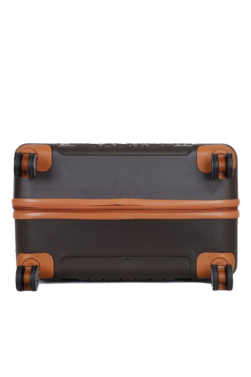 ÇÇS City Name Büyük Boy Valiz Kahve