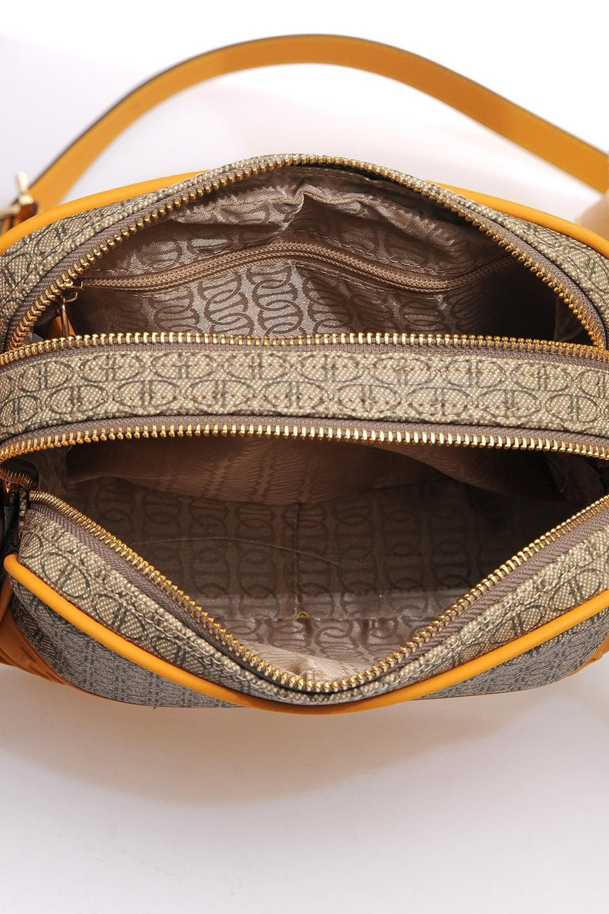 U.s Polo Assn Çapraz Askılı Kadın Çantası Vizon - Safran