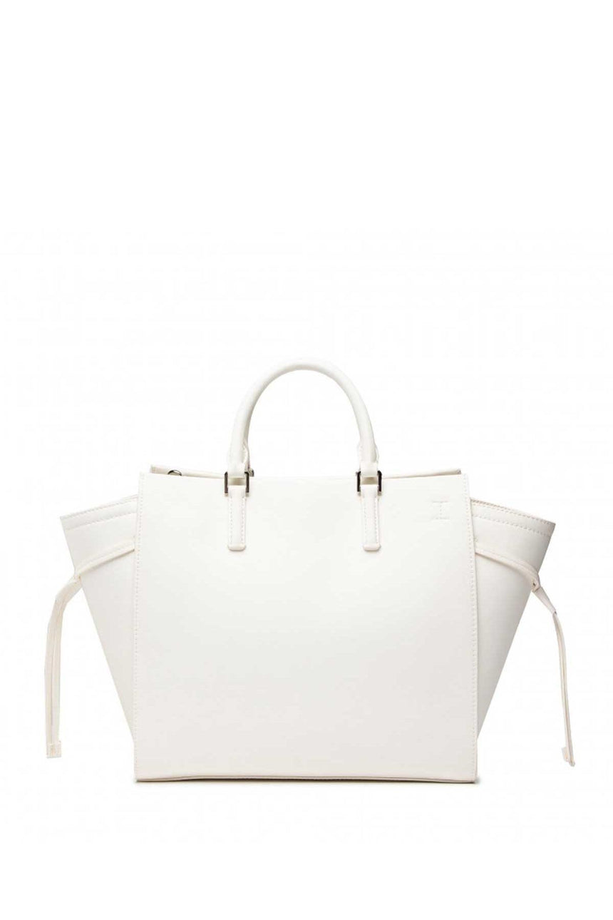 Calvin Klein Re-Lock Drawstring Tote Bag Perf Kadın Omuz Çantası Ck White