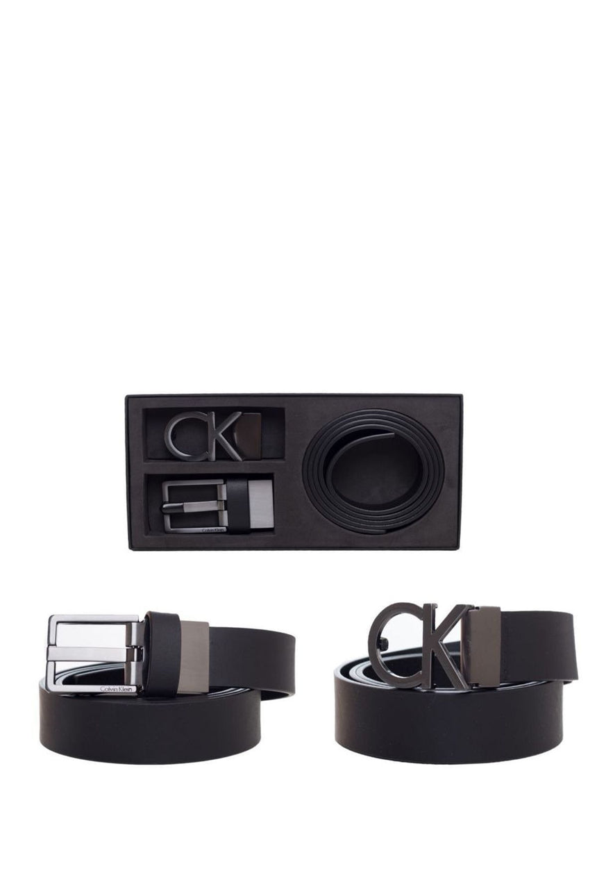 Calvin Klein Ck Giftset 95 cm Erkek Kemer Black