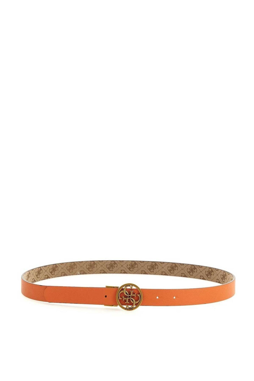 Guess Stephi Kadın Kemer Latte Logo / Orange