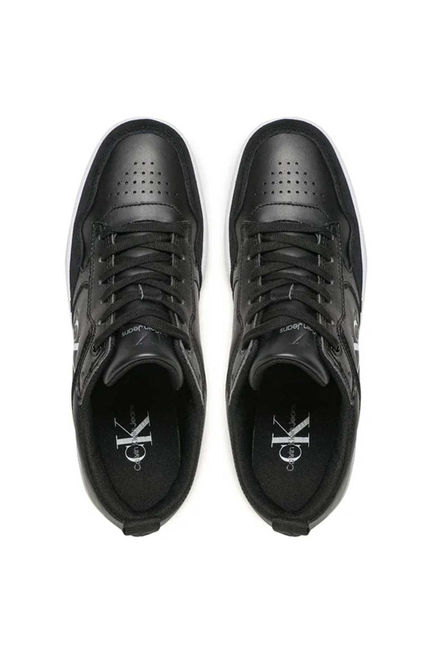 Calvin Klein Basket Cupsole Erkek Sneakers Black / White