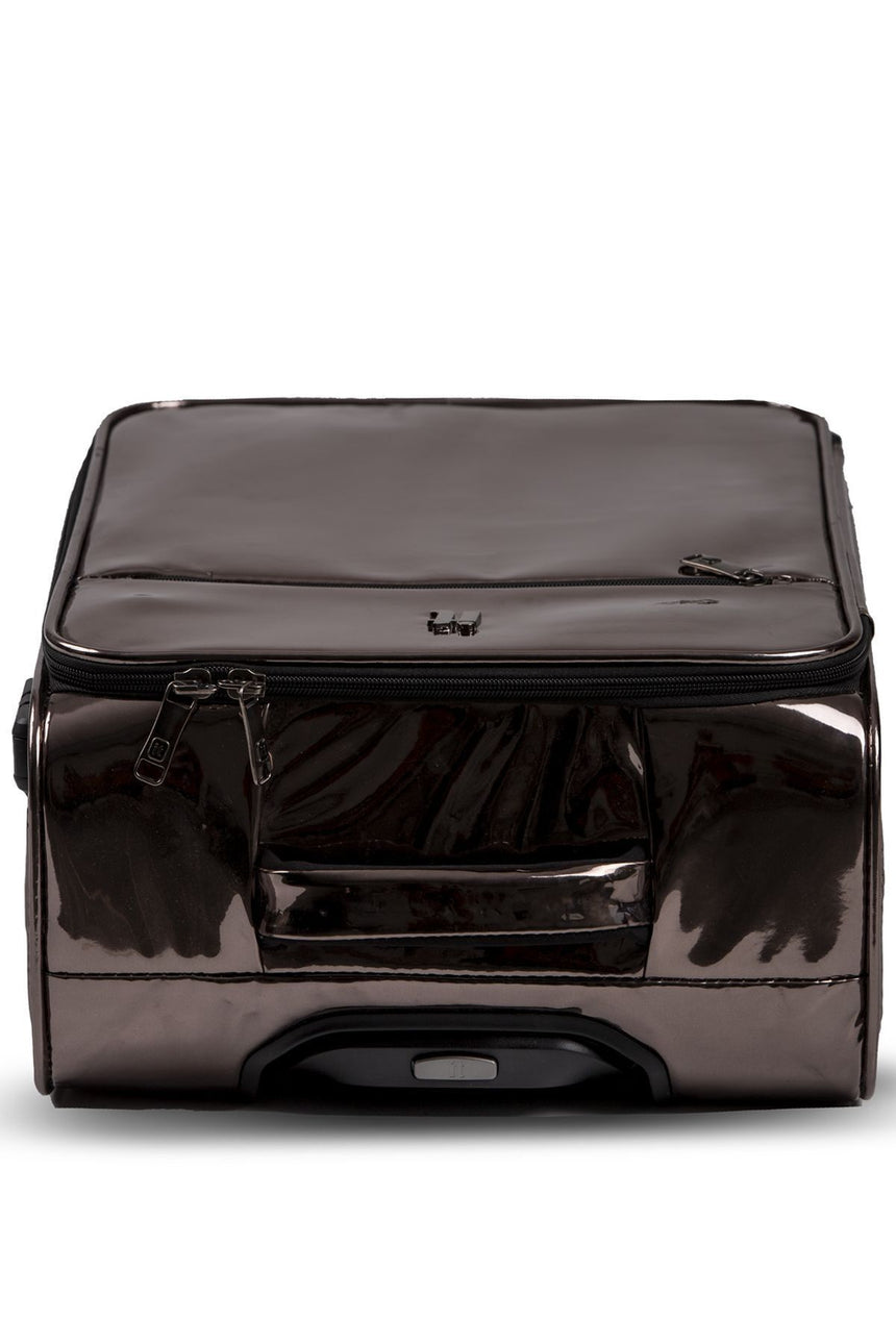 It Luggage Shimmer Metallic Gun