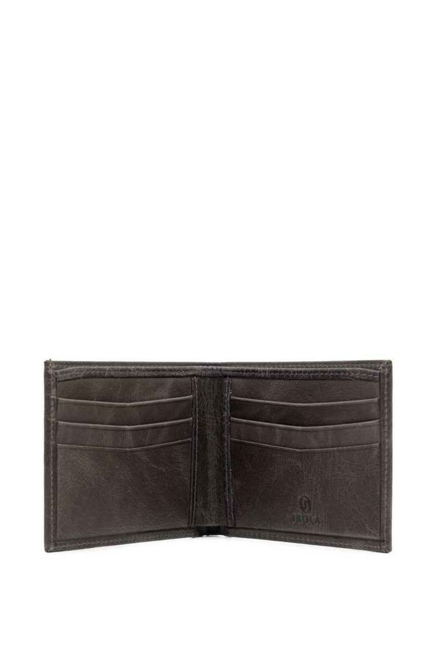 Isola Lionel Erkek Hakiki Deri Cüzdan Gri