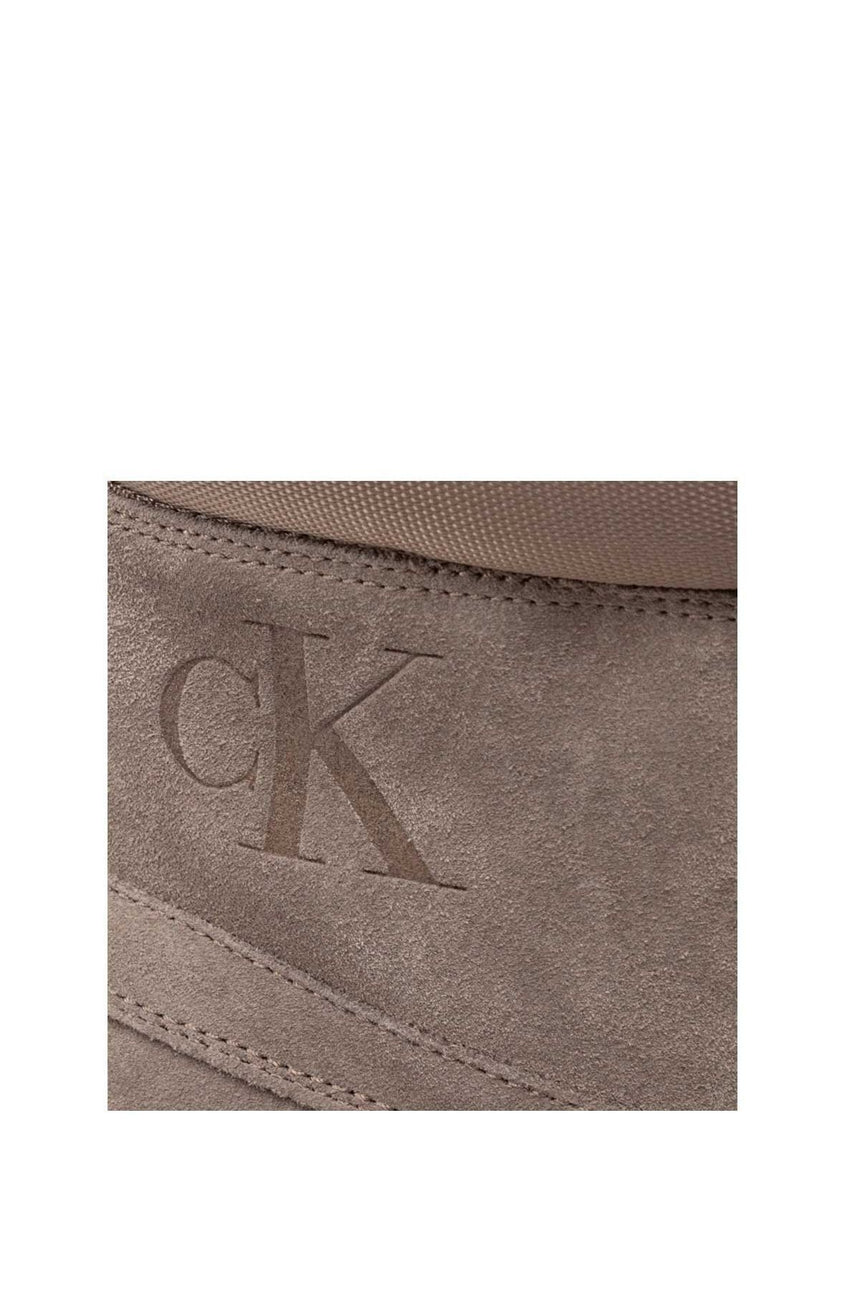 Calvin Klein Lug Mid Lace-Up Boot Beige