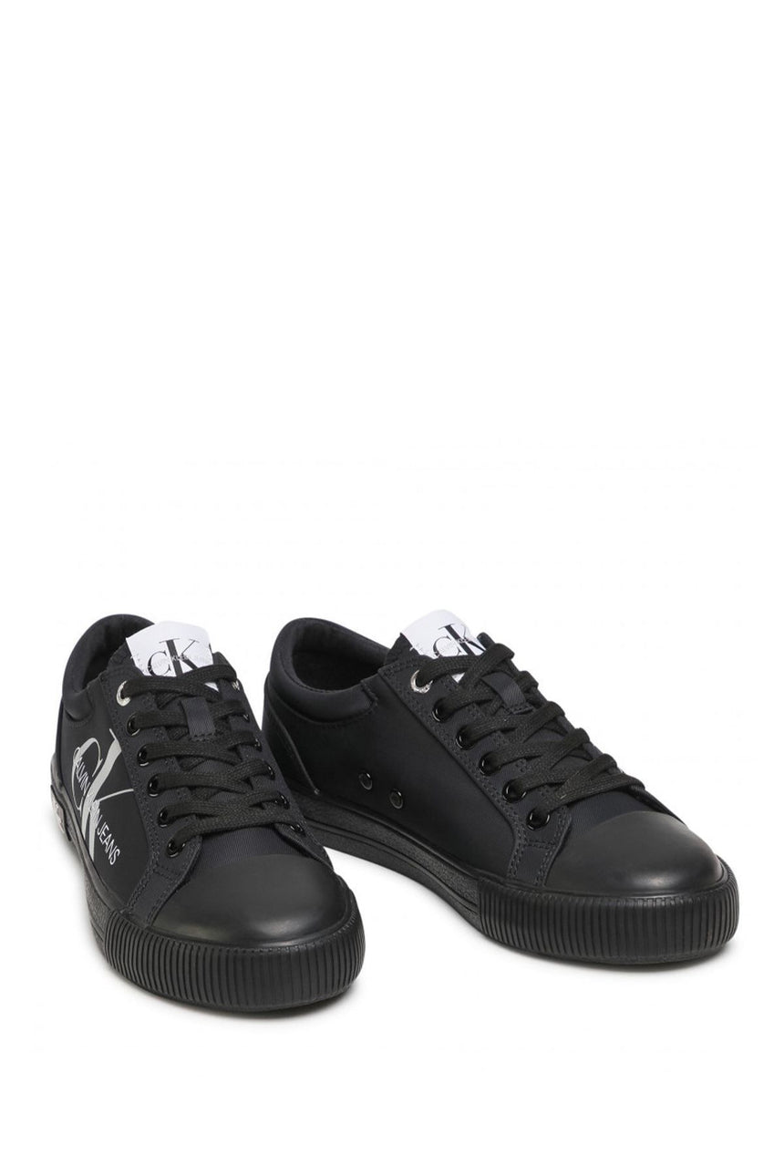 Calvin Klein Vulcanized Laceup Pes Kadın Sneakers Full Black