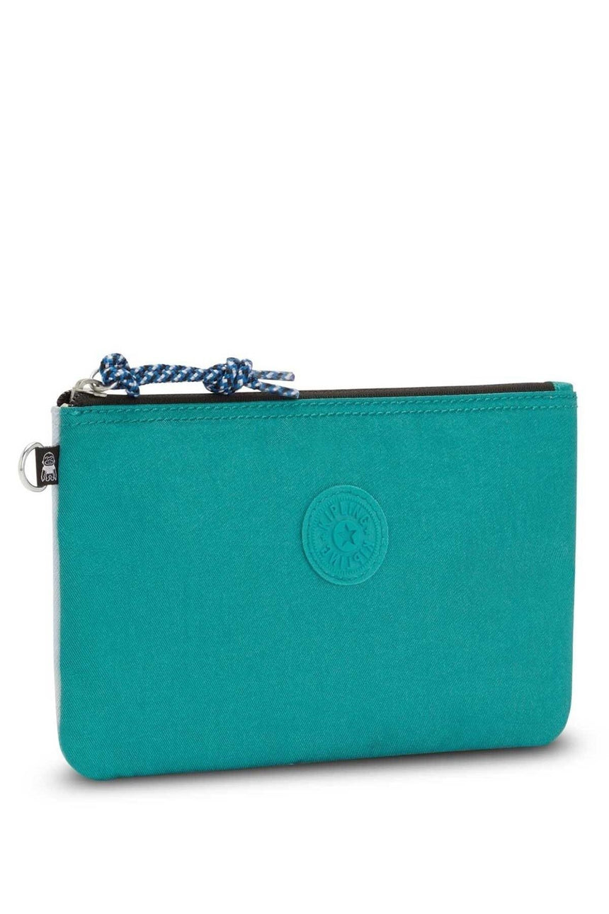 Kipling Casual Pouch Style-it Kadın Makyaj Çantası Green Slate Bl