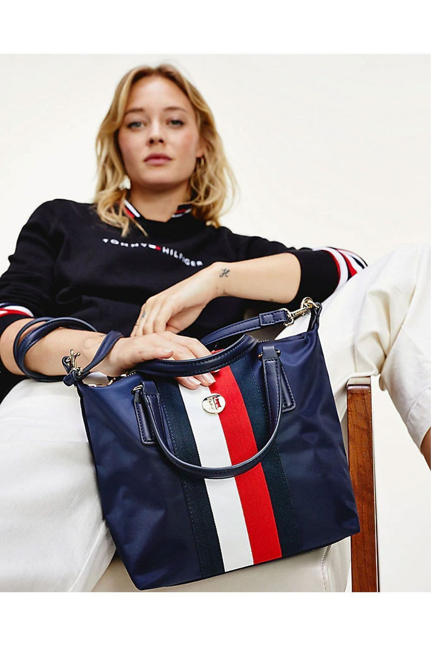Tommy Hlifiger Poppy Small Tote Corp Kadın El Çantası Corporate