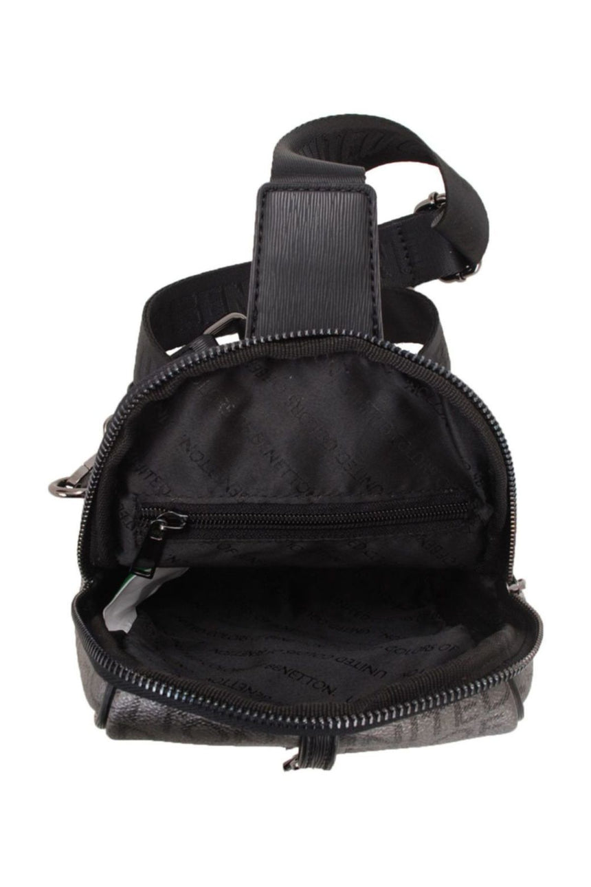 Benetton Casual Kadın Body Bag Platin - Siyah