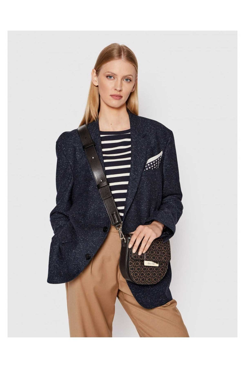 Calvin Klein Ck Core Saddle Bag Sm Mono Kadın Askılı Omuz Çantası Brown Mono