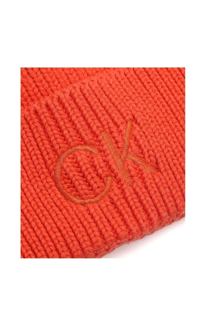 Calvin Klein Essentials Beanie Kadın Bere Orange