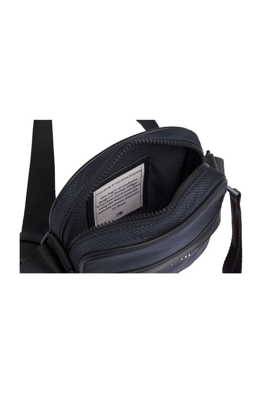 Tommy Hilfiger Elevated Nylon Mini Reporter Çapraz Askılı Erkek Çantası Navy Blue
