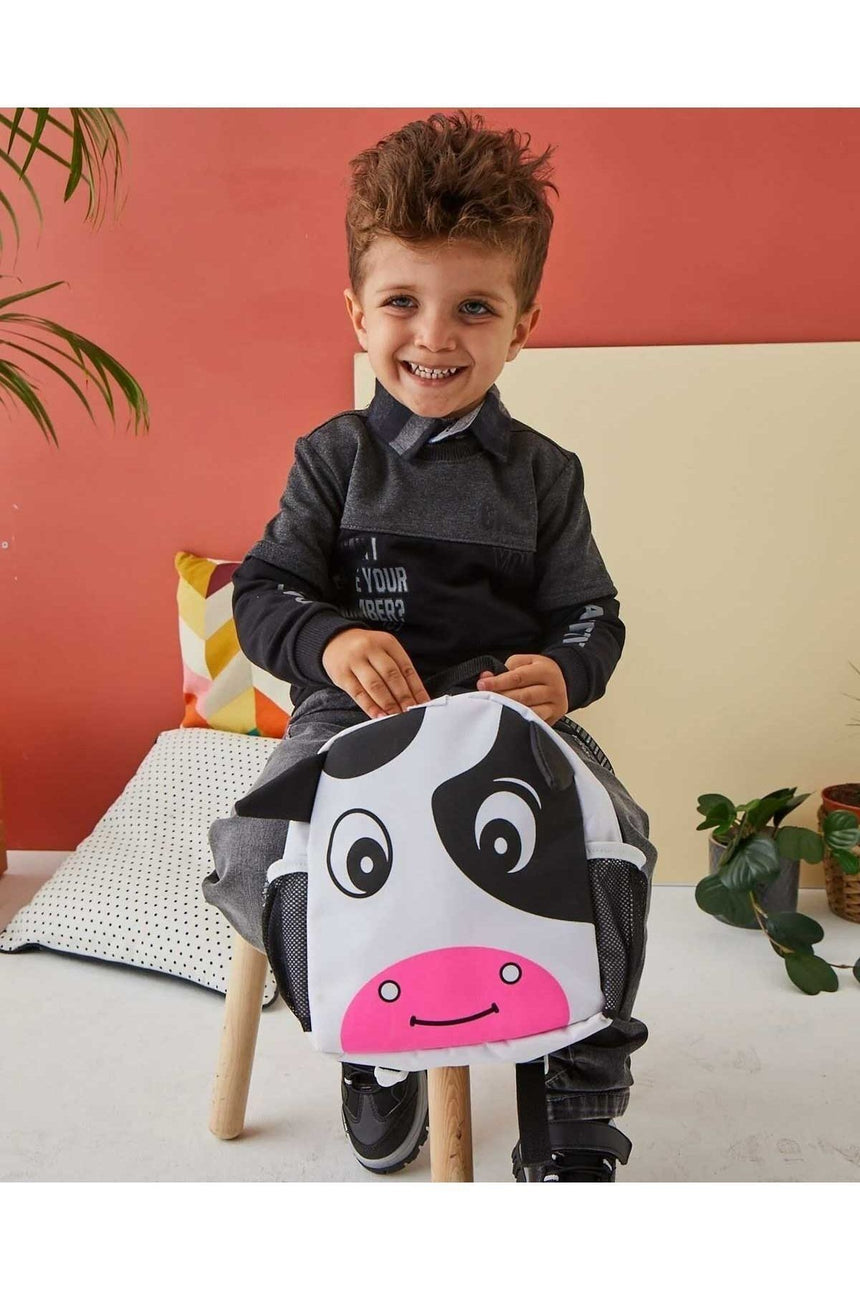 Zoozy İnek Unisex Kreş Çantası Renkli