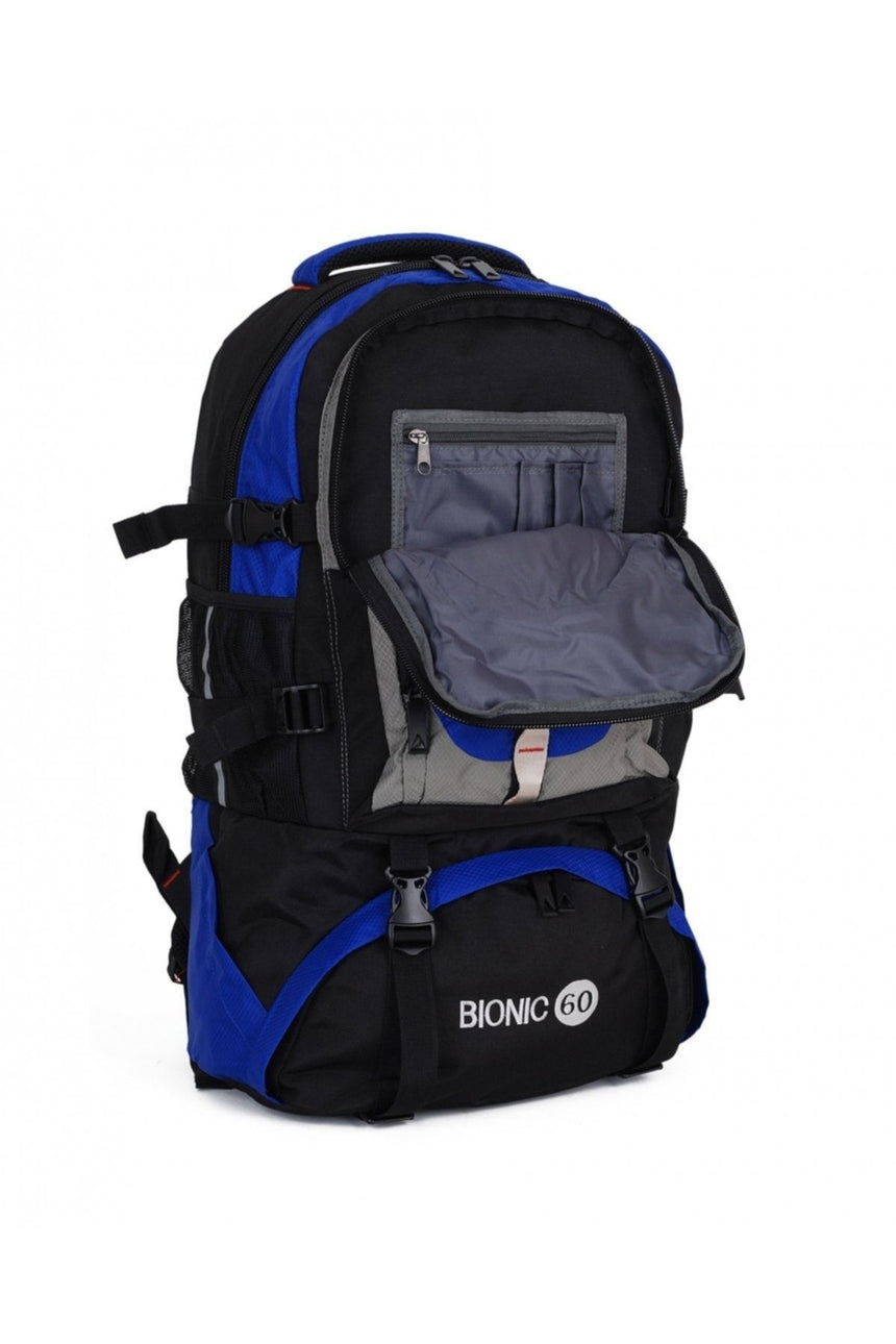 ÇÇS Mountain Bel Destekli Dağcı Sırt Çantası Blue