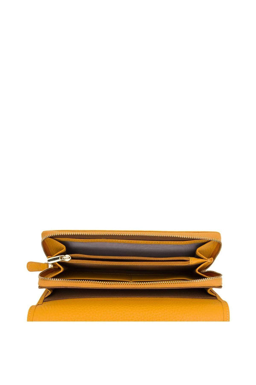 Isola Taylor Kadın Hakiki Deri Cüzdan Sarı