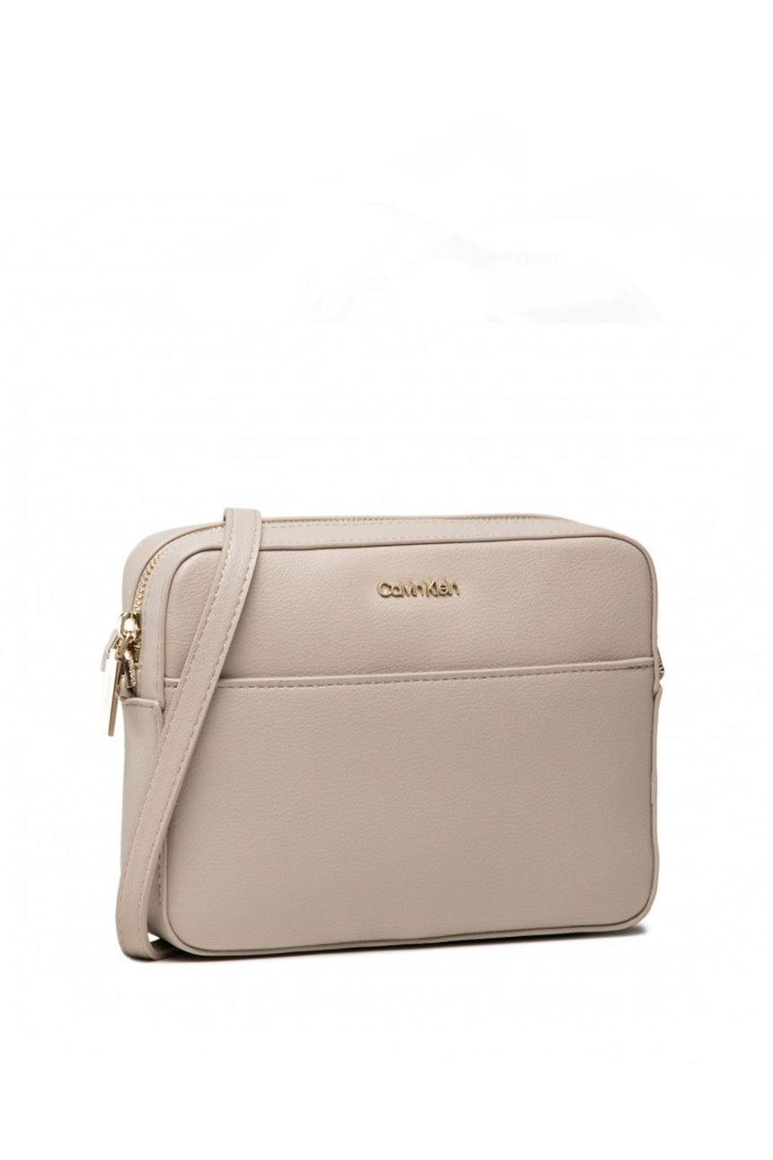 Calvin Klein Kadın Must Em Monogram Kamera Çapraz Çanta Grey