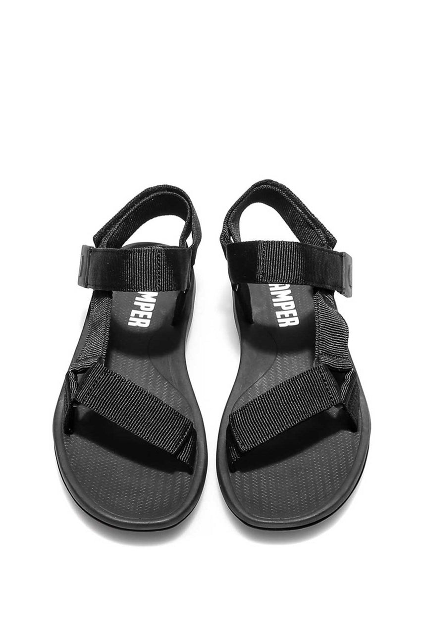 Camper Webbing Negro/Rematch Negro Erkek Sandalet