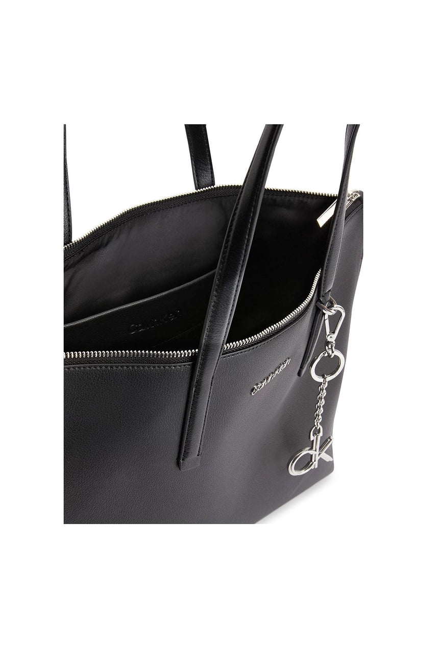 Calvin Klein Kadın Shopper Md Tote Omuz Çantası CK Black
