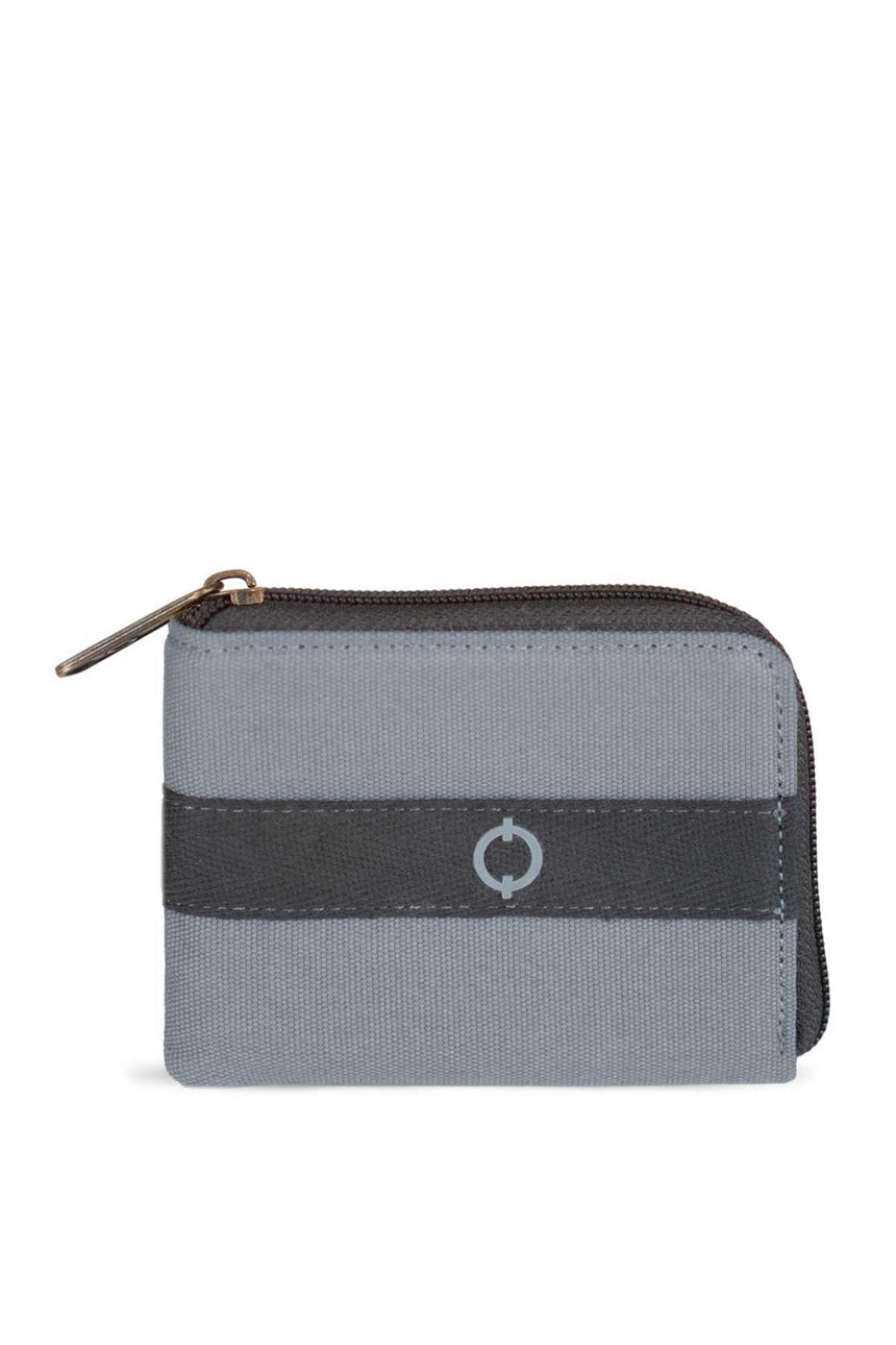 Nors Locky Fermuarlı Erkek Cüzdan Gri