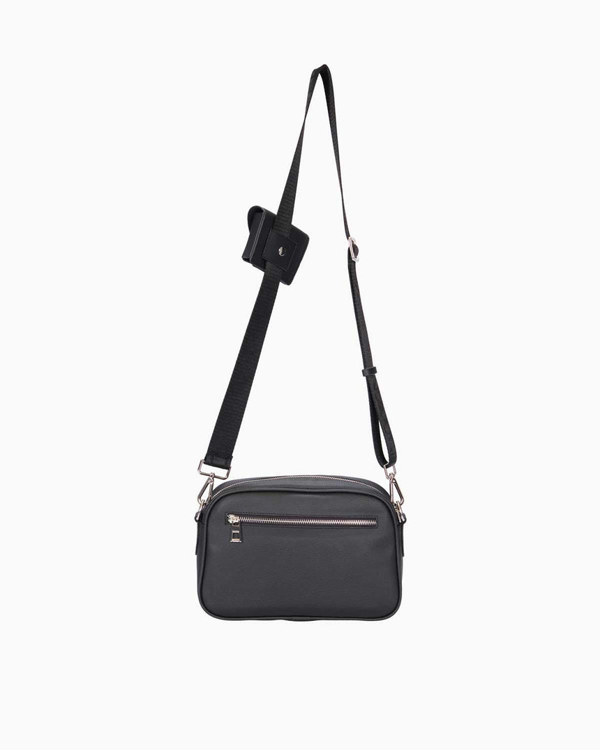 Nautica Mini Cüzdan Detaylı Çapraz Askılı Çanta Siyah