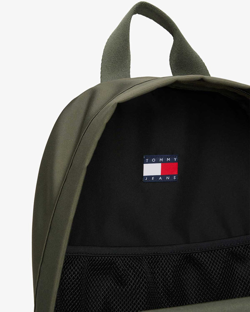 Tommy Hilfiger Ess Daily Dome Backpack Sırt Çantası Pewter Green