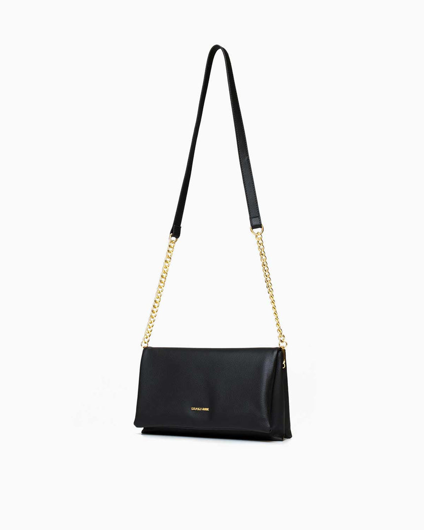 Us Polo Assn Zincir Detaylı Çapraz Askılı Çanta Siyah