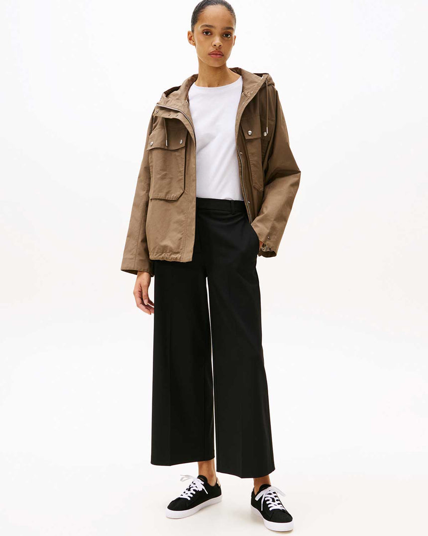 Tommy Hilfiger Canvas Lace Up Sneaker Black