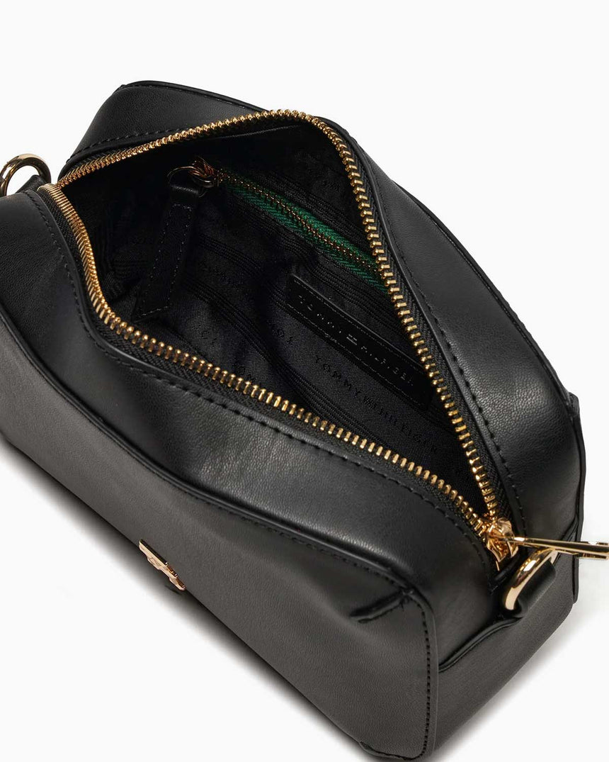 Tommy Hilfiger Chic Logolu Camera Bag Black